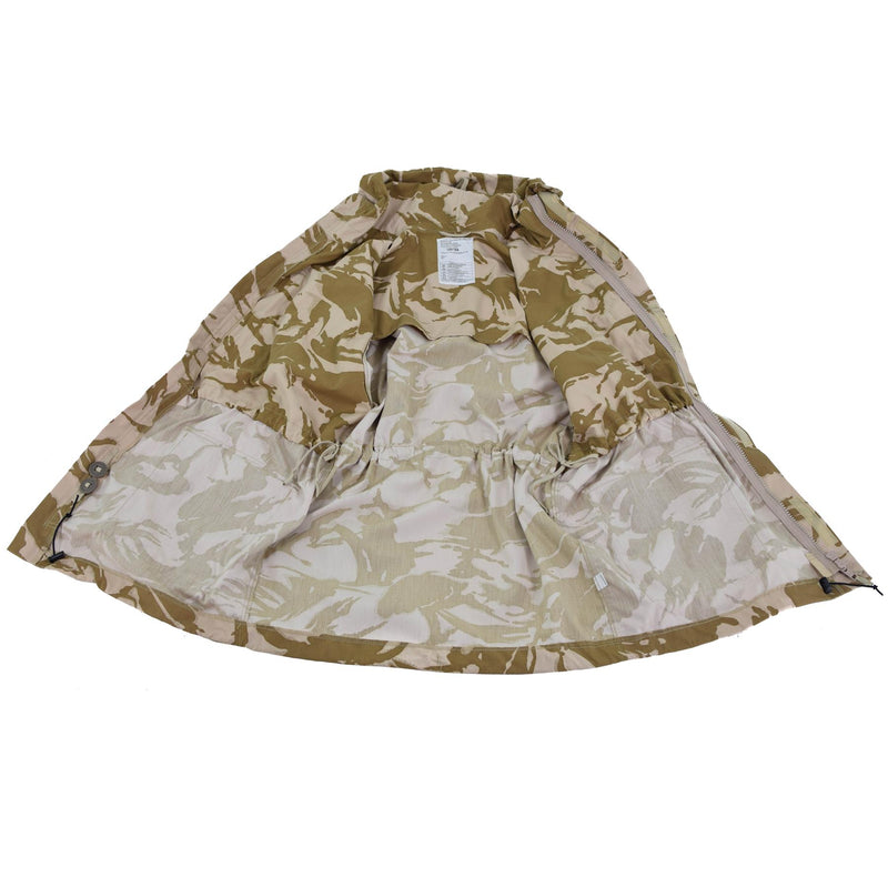 Véritable parka de l'armée britannique DPM veste coupe-vent camouflage désert