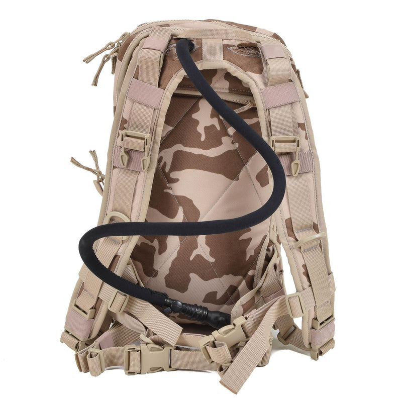 Sistema di zaino di idratazione dell'esercito ceco autentico CZ95 DESERT CAMUFFAGE 3 litri NUOVO