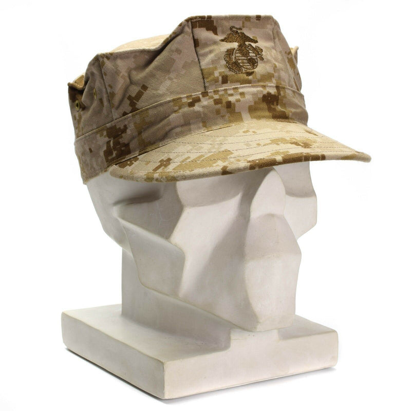 Véritable casquette de garnison de l'armée américaine MARPAT MC DESERT chapeau militaire de campagne patrouille BDU