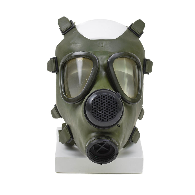 Romanian M74 gas mask full face NBC respirator vintage olive military surplus