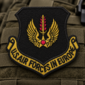 Original USAFE US Air Forces in Europe Patch, bestickte Sammlerabzeichen