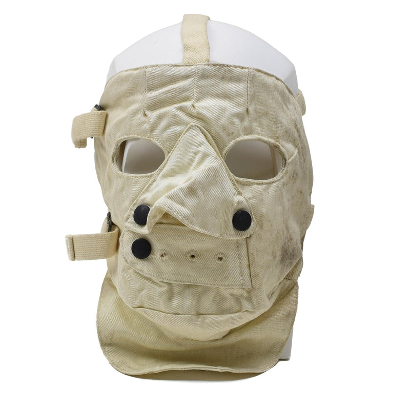 Echt koud weer Creepy FaceMask Para-Aramid verstelbare enge witte cosplay