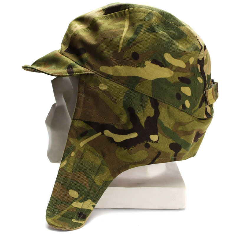 Genuine British Army MTP Camo Waterproof Gore Tex cap Lined Cold Weather hat New
