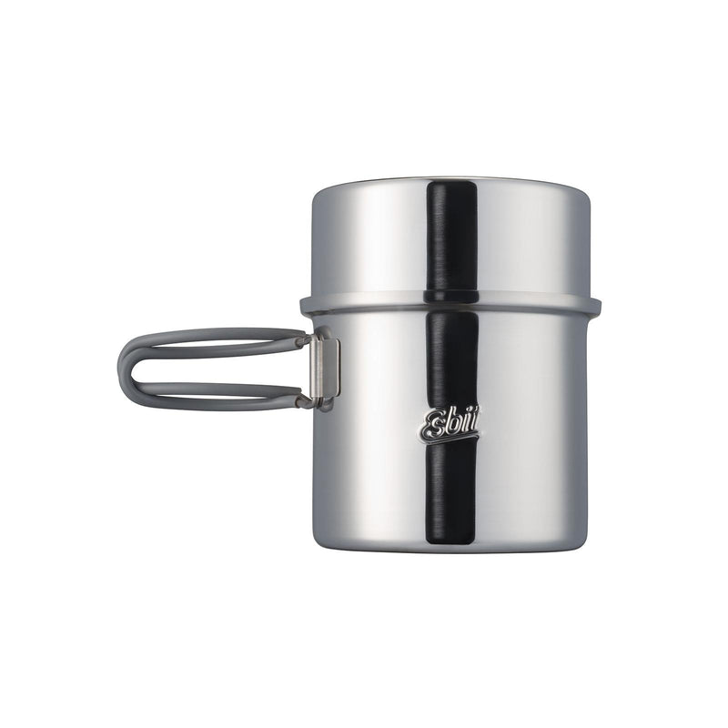Indicateur de capacité de casserole en acier inoxydable de marque ESBIT pour le chauffage de l'eau en camping