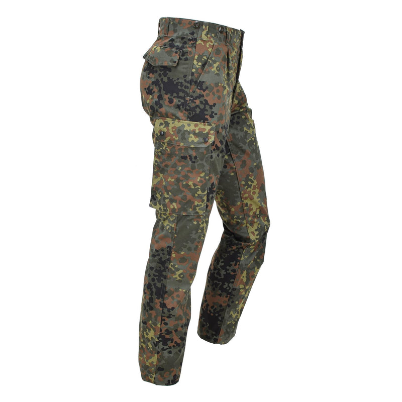 Leo Kohler activewear pants lightweight tactical airsoft trousers flecktarn camo