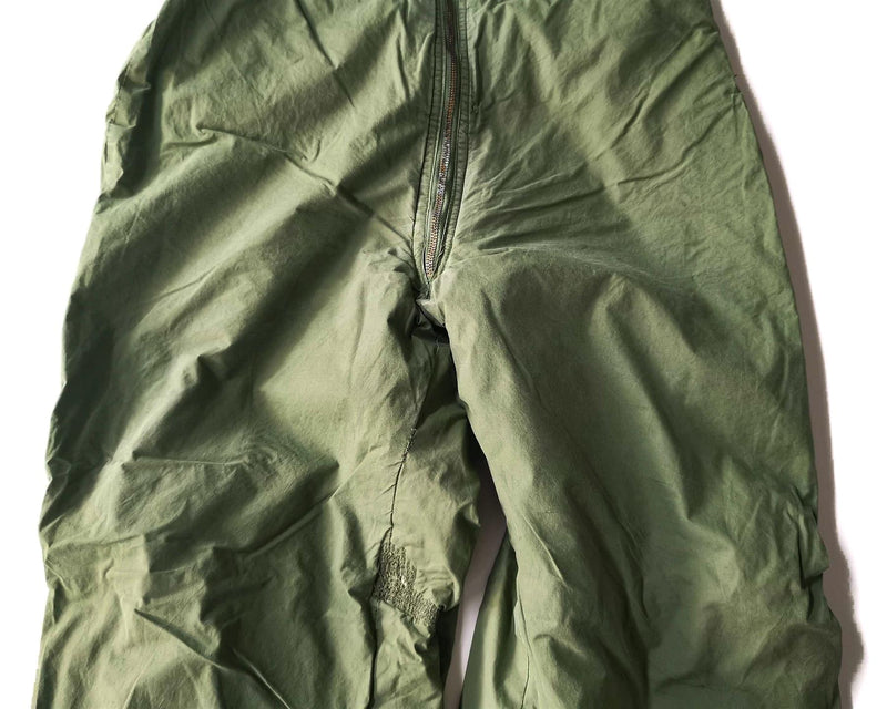 Pantaloni dell'esercito svedese autentico isolato OD Green Termal Pantaloni freddo