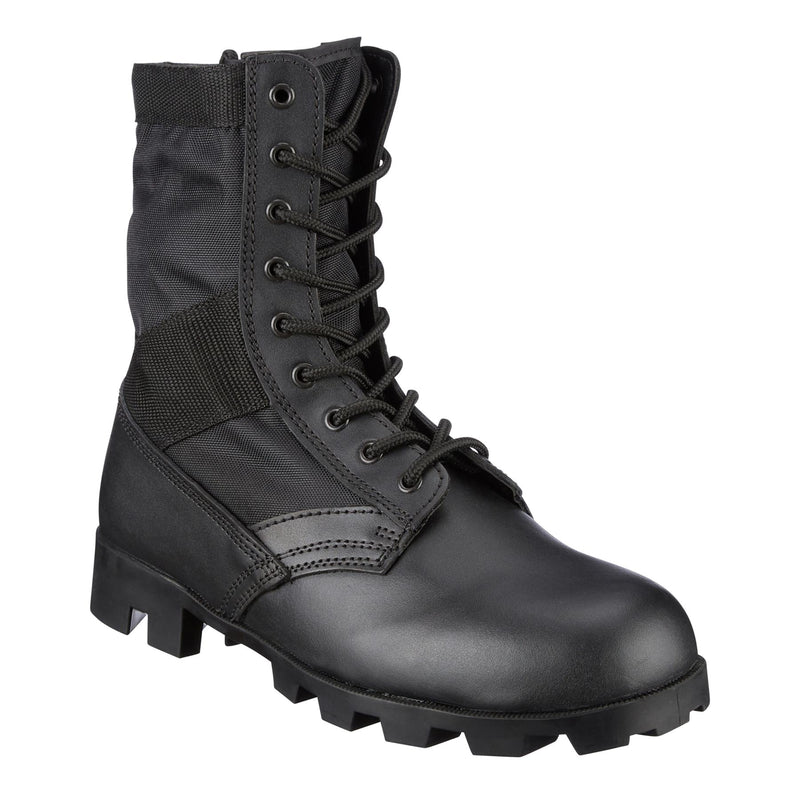 Genuine U.S. army Jungle black leather PANAMA boots combat military footwear NEW