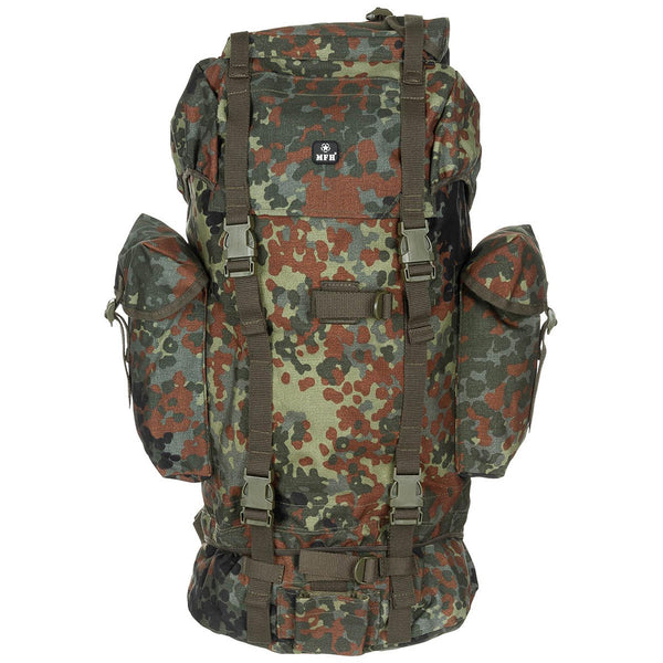 Sac à dos de combat militaire MFH BW Camo 65L sac tactique des forces armées fédérales NEUF