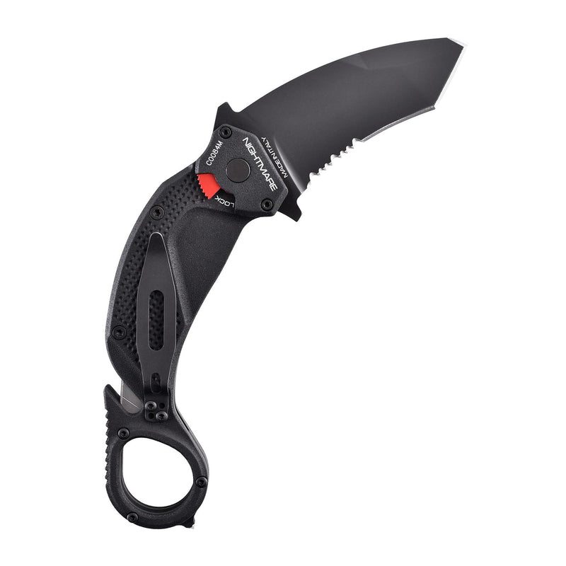 ExtremaRatio NIGHTMARE BLACK pocket knife folding tanto karambit stainless N690