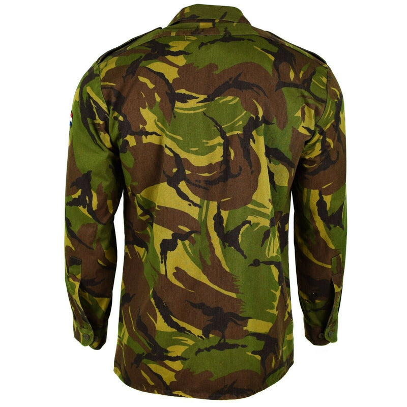 Original Dutch army shirt M65 military issue woodland DPM combat jacket Holland