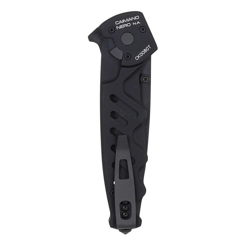 Extrema Ratio CAIMANO NERO folding knife pocket glass breaker N690 steel 58HRC