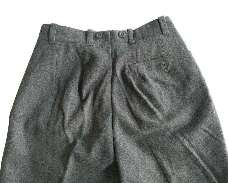 Original Swiss army wool pants military surplus field trousers Switzerland