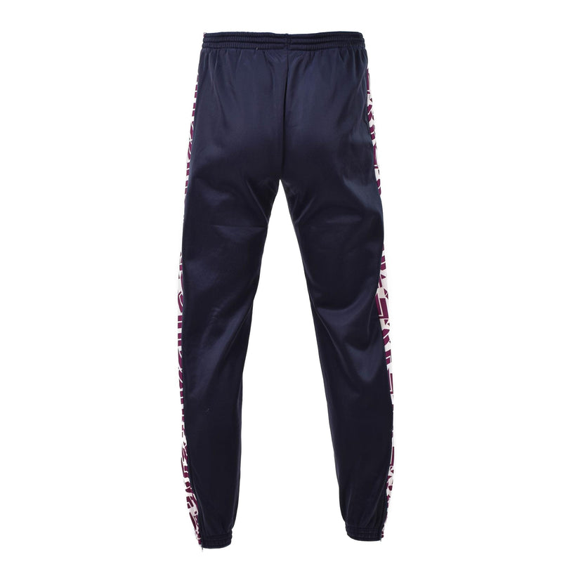 Oryginalne francuskie szkolne szkolne sporty 90s Spodnie retro piesze w paski dresowe