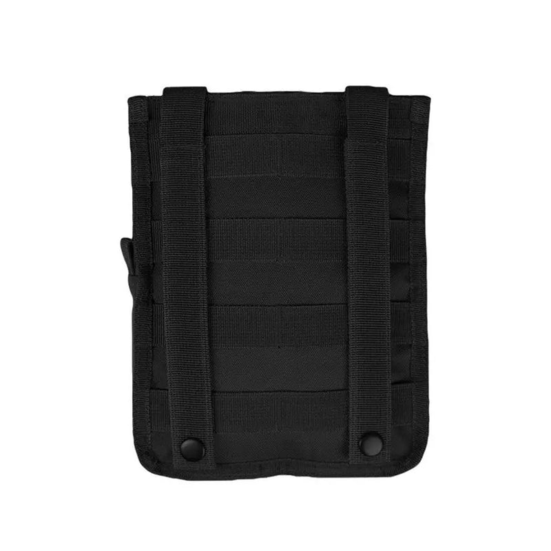 Pochette de ceinture découpée au laser MIL-TEC, grand sac utilitaire tactique militaire Molle noir