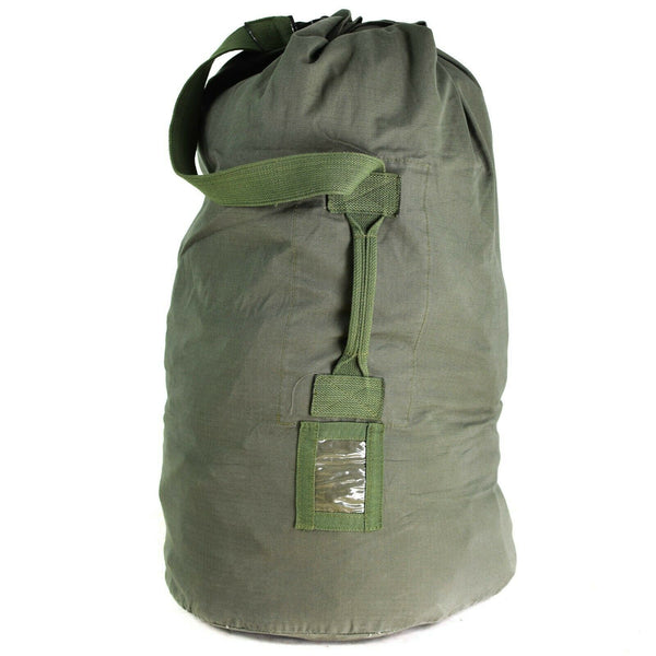 Bolso de lona militar holandesa original 100 literas ripstop sack lona kit olive