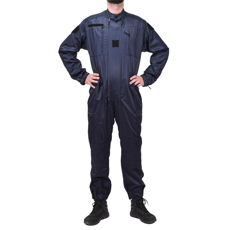 Originele Franse politie-afdeling Blue Coverall Anti-Static Officer Jumpsuit Nieuw