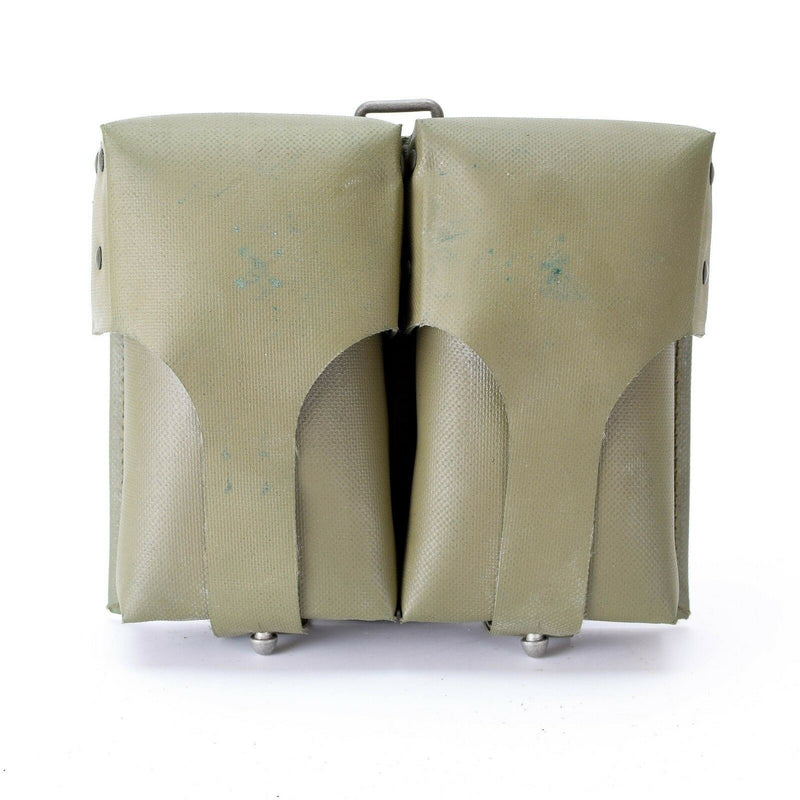 Revistas del ejército alemán original de las revistas de munición de la bolsa de doble PVC revestimiento revestimiento mags olive od
