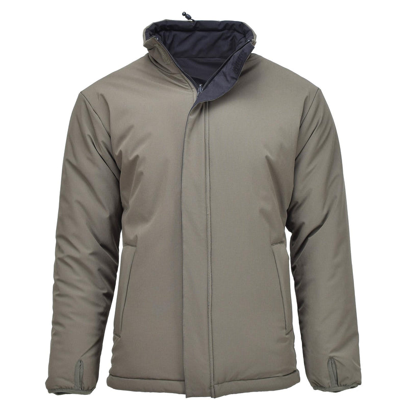 Mil-tec Jacket militar alemana clima frío reversible a prueba de viento negro nuevo nuevo