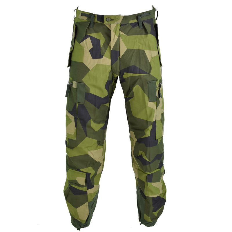 Originele Zweedse thermische tankbroeken M90 Splinter Camouflage BDU -broek Nieuw