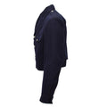 Origineel Frans leger M47 IKE jas wollen knoopsluiting vintage blauw