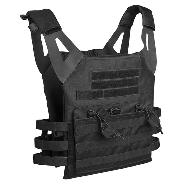 Gilet tactique de combat modulaire pour porte-plaques militaire MIL-TEC GEN II Noir