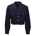 Origineel Frans leger M47 IKE jas wollen knoopsluiting vintage blauw