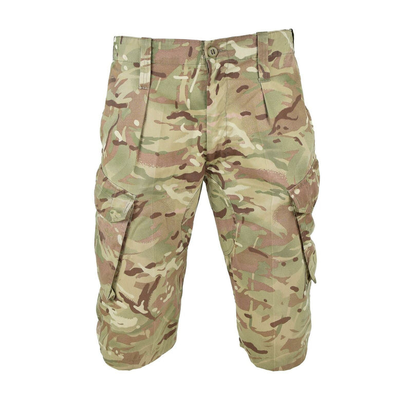 Genuine British army military combat MTP camo shorts military issue bermuda