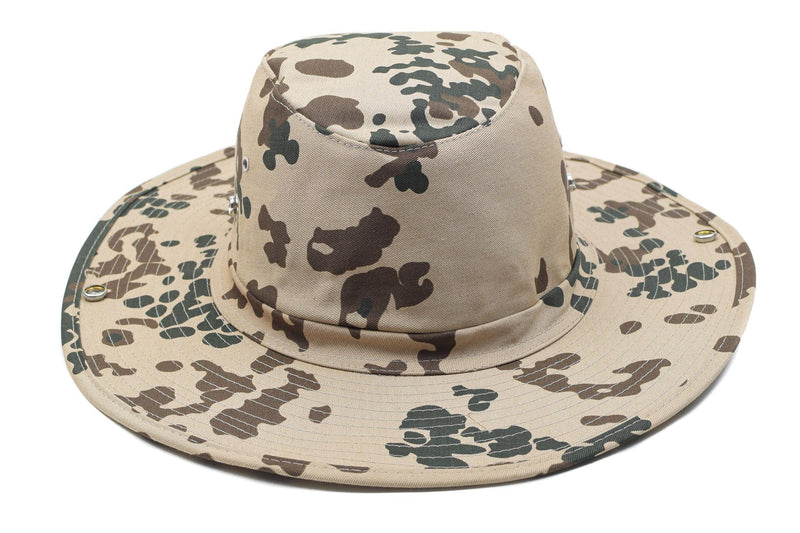 MFH Brand Military style panama hat tropical flecktarn bucket summer cap NEW