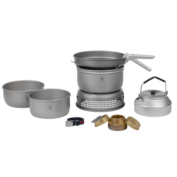 Trangia lightweight aluminum compact stove set cooking camping cookware outdoor