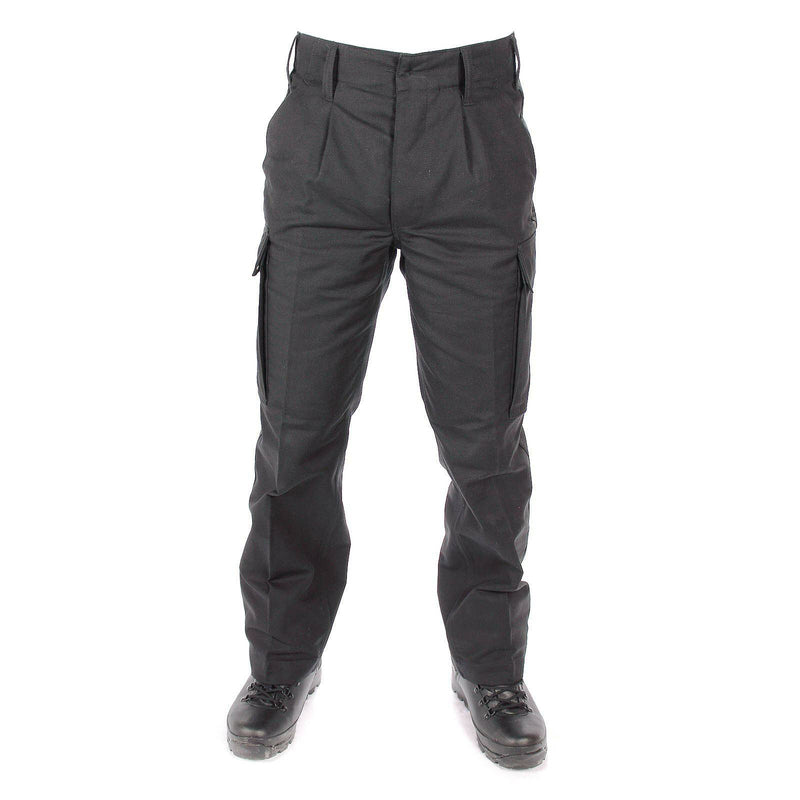 Echt Duitse leger kwestie Moleskin Pants Field Combat BW zwarte broek Nieuw