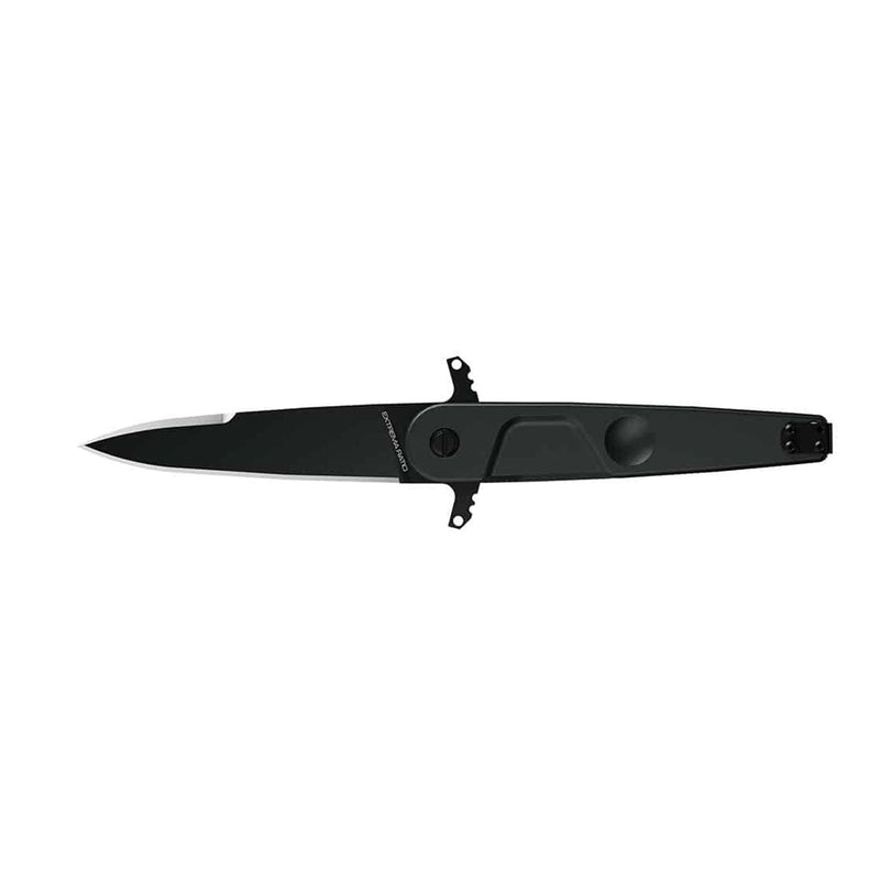 ExtremaRatio BD2 LUCKY BLACK pocket knife Bohler N690 steel plain edge blade