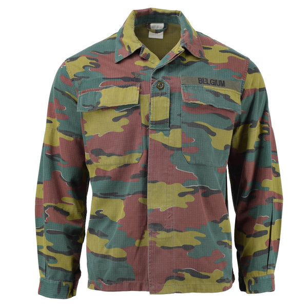 Chemise de combat authentique de l'armée belge Rip Stop Surplus militaire
