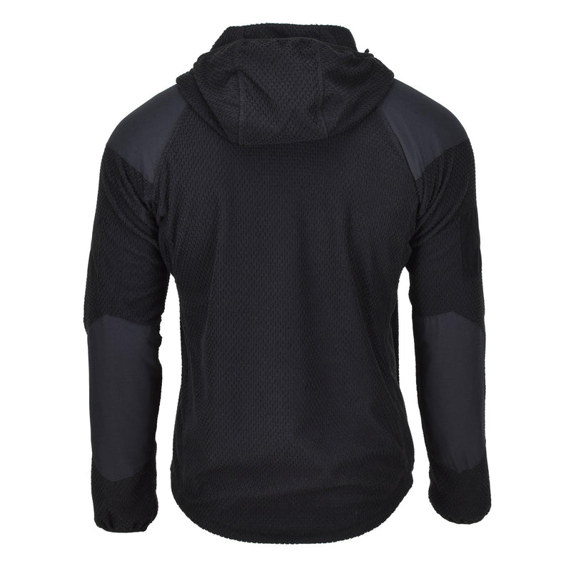 Veste thermique style militaire de marque Blochl polaire à capuche renforcée noire NEUF