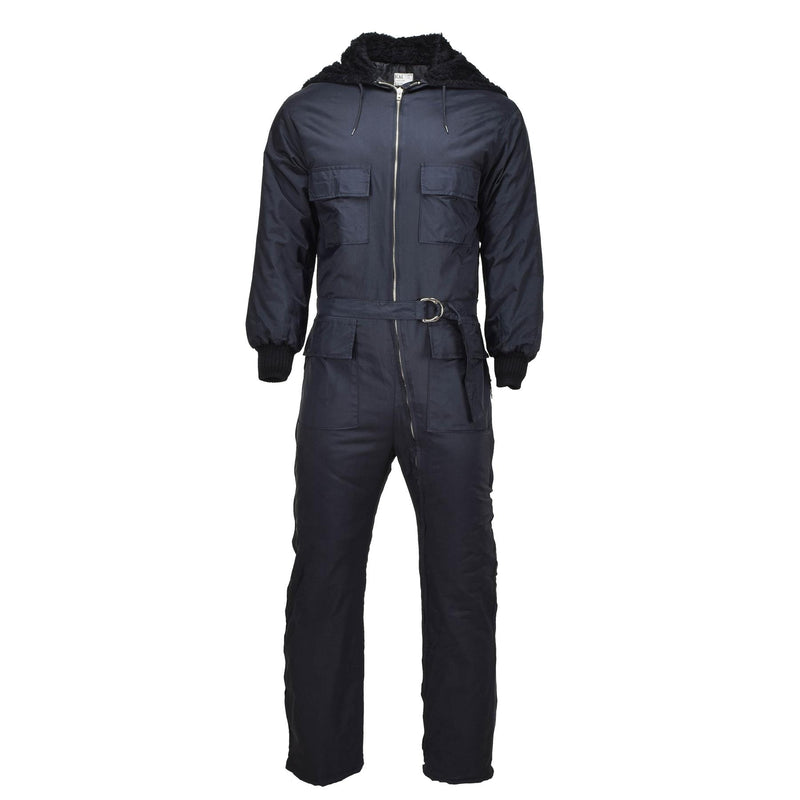 Originale Dutch Military Inverno inverno in pelliccia Fux Furx Cappuccetta Calza tuta complessiva