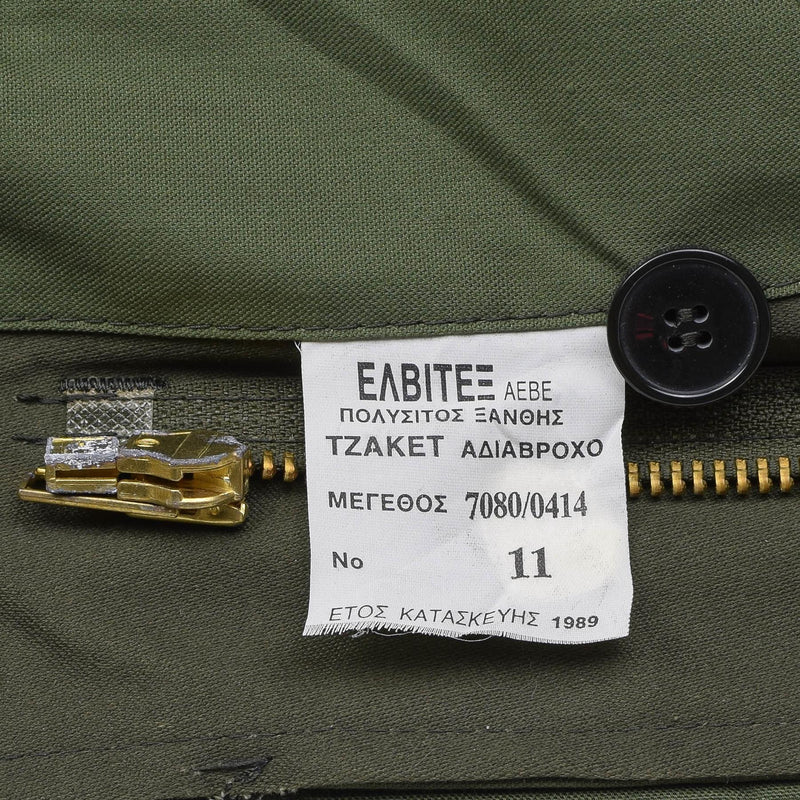 Oryginalna grecka wojskowa M65 Field Mundur Kurtka Olive Army SURPLUS PARKA NOWOŚĆ