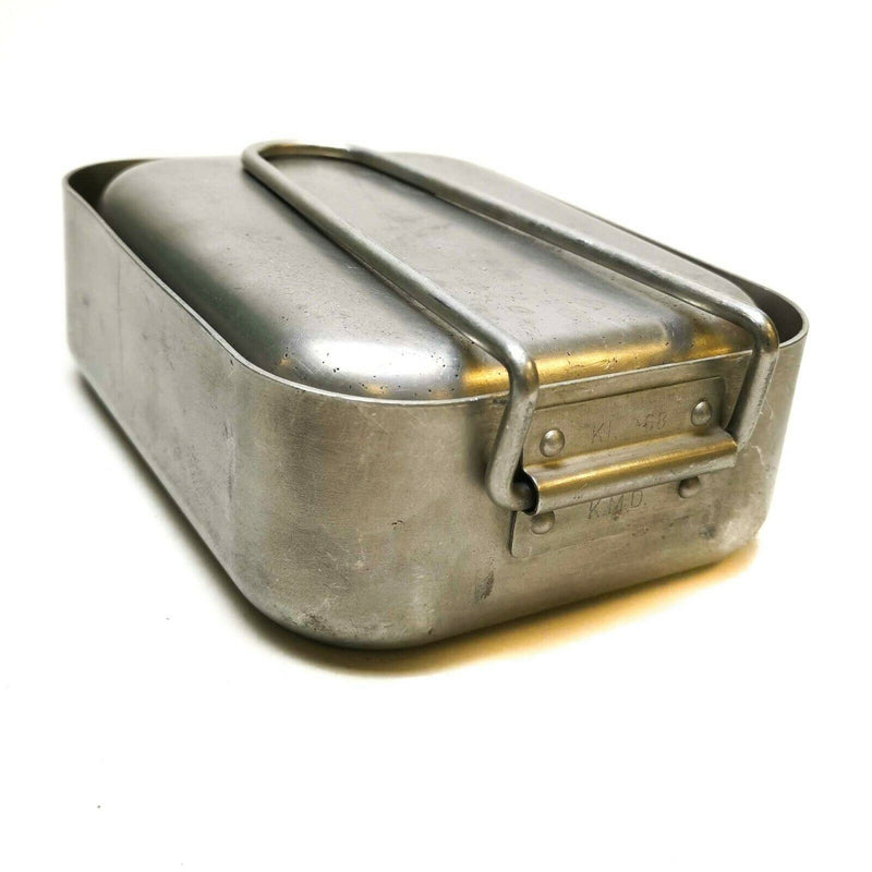 Originele Nederlandse leger aluminium puinhoop Tins Mess Kit Cooker Militaire Bushcraft -uitrusting