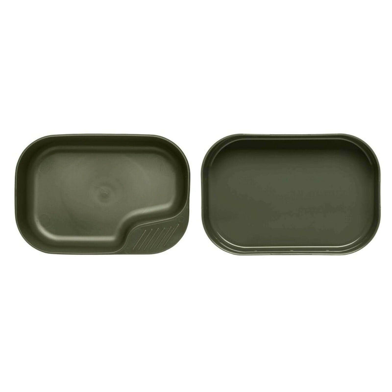 Brand Swedish Wildo camp a box only Olive green camping kit plates lightweight