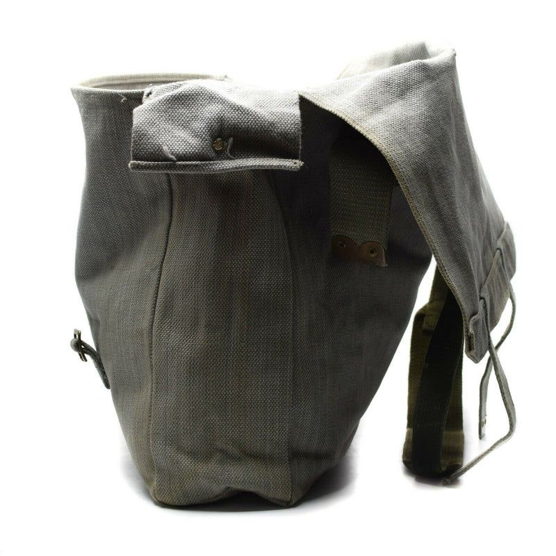 Original British Army M37 Haversack Canvas Grey Pack Military Side borse