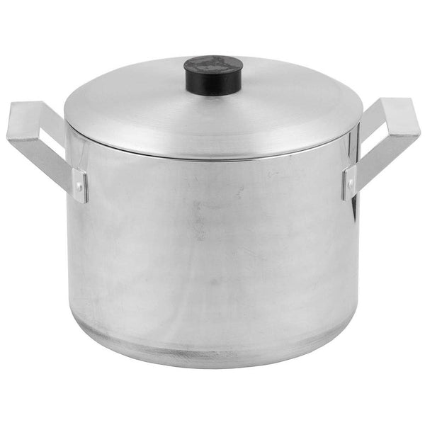 POTTO CECHECO CECHECHE CECHECO CON COTTURA DI ALLUMINUME COCCHINA DEL LID 2 L.5 GAL PECHUPARE MILITARI