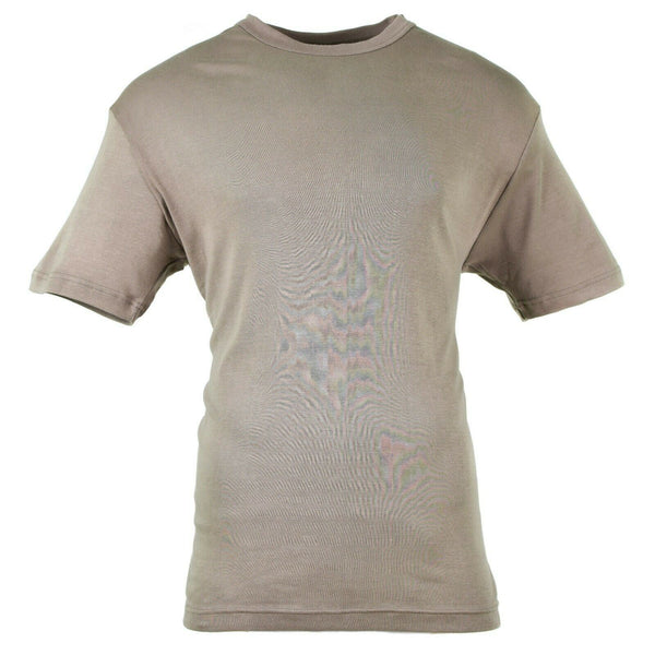 Echt Oostenrijks leger t-shirt grijs katoenen shirt korte mouwen militaire uitgifte nieuw