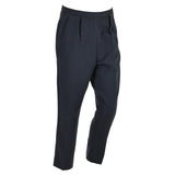 Pantalones formales militares suecos originales con bolsillos diagonales y pliegues delanteros en azul