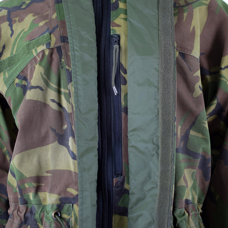 Genuine Dutch army jacket combat DPM goretex waterproof camouflage surplus parka