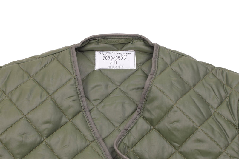 Original Swedish army field jacket parka quilt liner military issue winter NEW