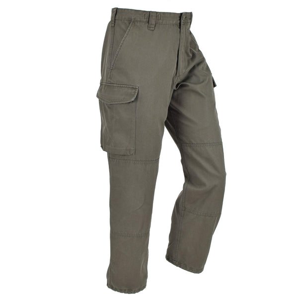 Pantaloni dell'esercito austriaco autentici O.D Pantaloni da combattimento militare Olive Bdu Cargo