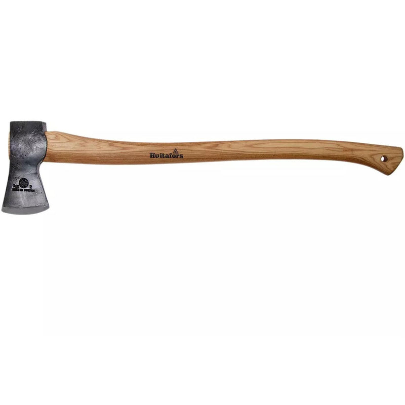 HULTAFORS Qvarfot Felling Axe long hickory shaft sharpened carbon steel ax head