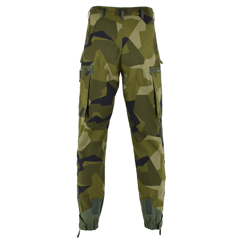 Original Swedish military M90 pants Splinter camouflage field combat trousers BDU
