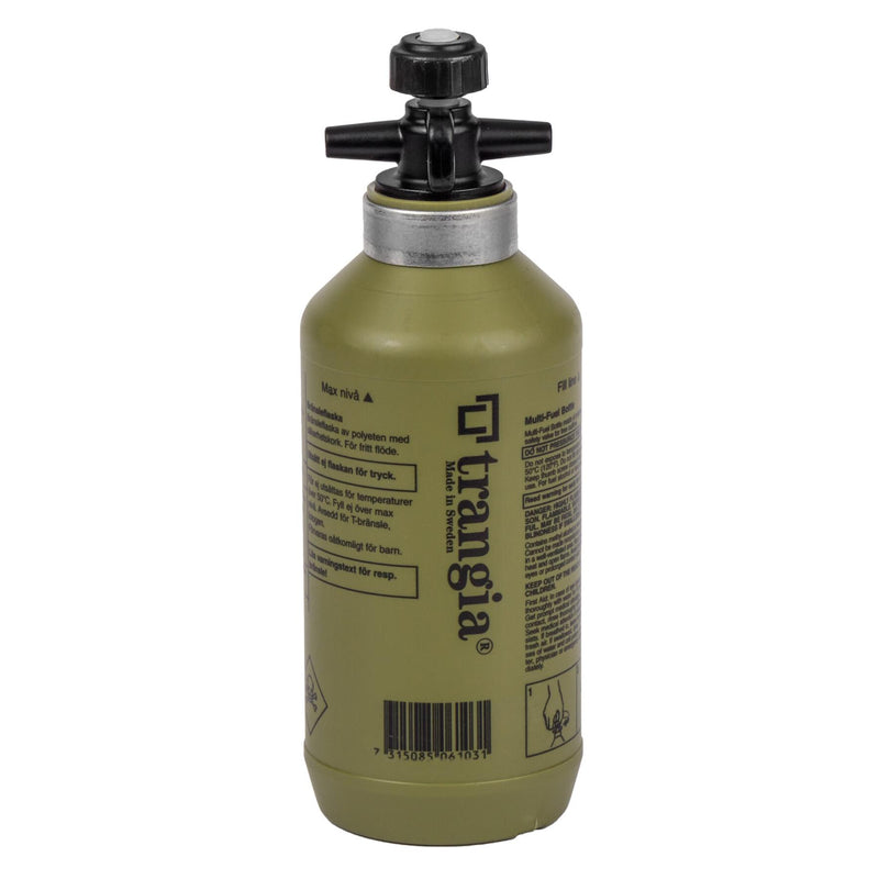 Trangia Flüssigbrennstoffflasche Benzinbrenner Polyethylenflasche Outdoor Wandern Olive