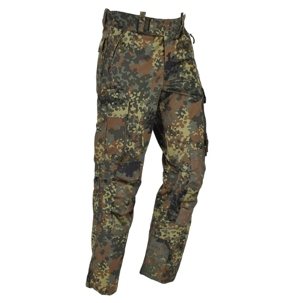 Leo Kohler Sniper Tactical Pants Field Troops Forces Rip-Stop Flecktarn Camo