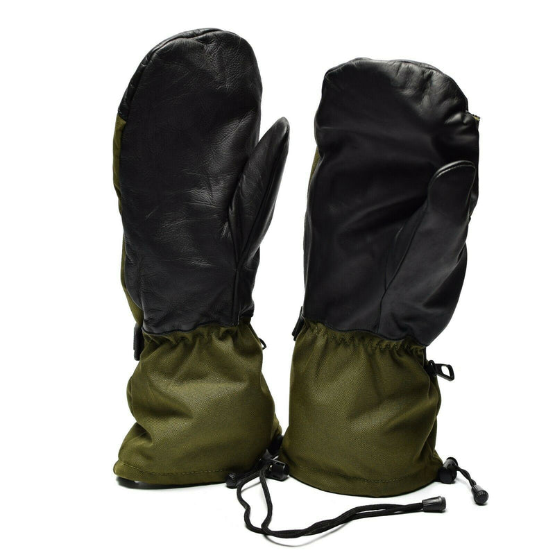 Oryginalne holenderskie rękawiczki oliwne wyzwala palec palec wojskowy Gore-Tex Rękawiczki