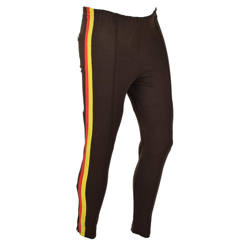 Army tedesco originale NVA Brown Sportspants Sortch Formment Pantaloni Activewear